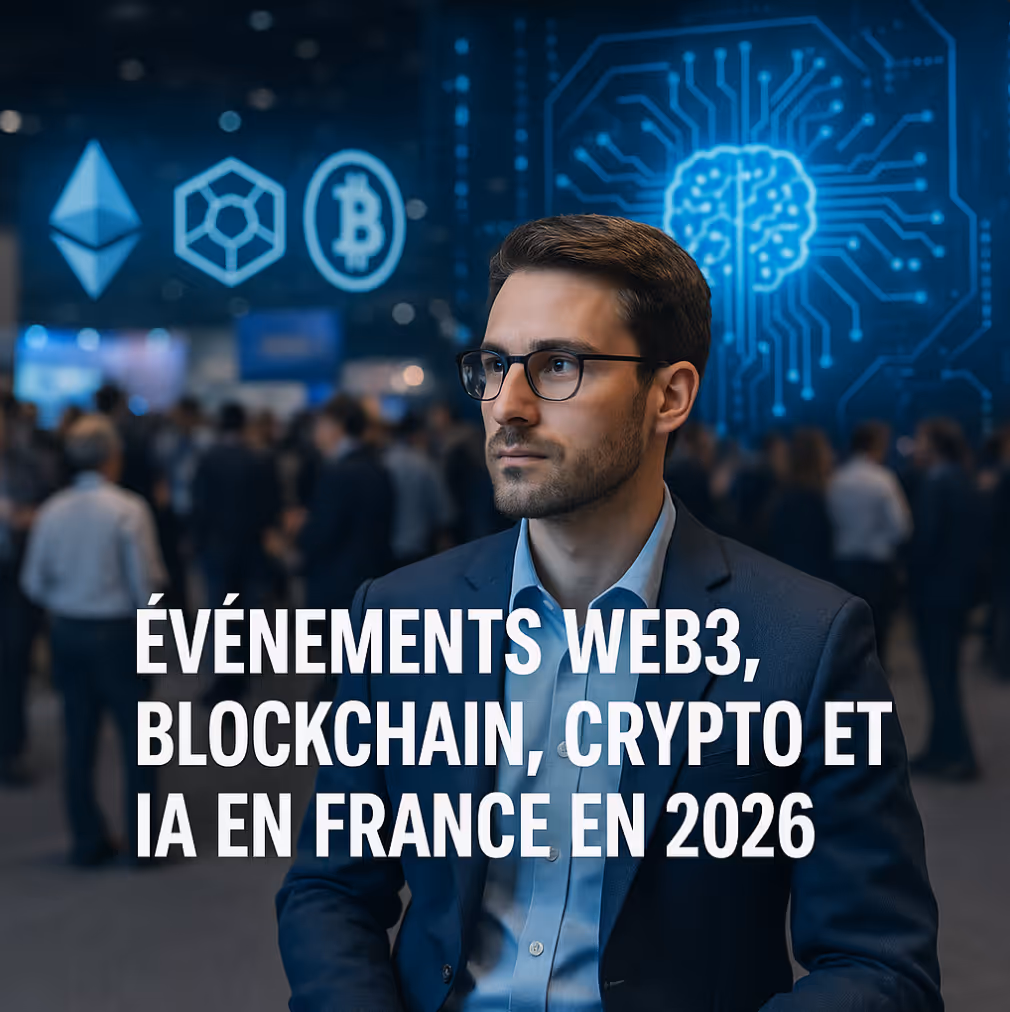 Calendrier des événements web3, IA, crypto en France en 2026
